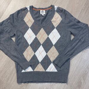 St. John’s Bay Argyle V-Neck Sweater